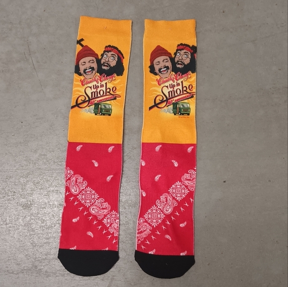 Cheech and Chong Up main Smoke Socks NWOT - Picture 1 of 4
